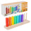 Early Learning Wooden Toy Rainbow Color Sorting Rings Stacking 1