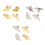 Pack of 4 Earring Backs Ear Jewelry Replacement Moon-White 2