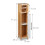 Bathroom Cabinet with Storage and Toilet Roll Holder 4