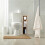 Bathroom Cabinet with Storage and Toilet Roll Holder 5