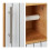 Bathroom Cabinet with Storage and Toilet Roll Holder 7