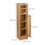 Bathroom Cabinet with Storage and Toilet Roll Holder 4