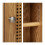 Bathroom Cabinet with Storage and Toilet Roll Holder 7