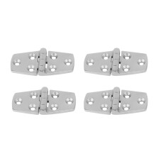 Marine 4 Pieces Stainless Steel Strap Hinge Door Hinge For Marine Boat Yacht 76 X 38 Mm Rafting Boating Accessories,Boat Marine Hatch Compartment