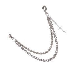 Gothic Double Layer Waist Chain Metal Body Jewelry Alloy Texture