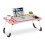 Pink Lapdesk with Tablet & Cup Holder - Foldable Bed Tray 1