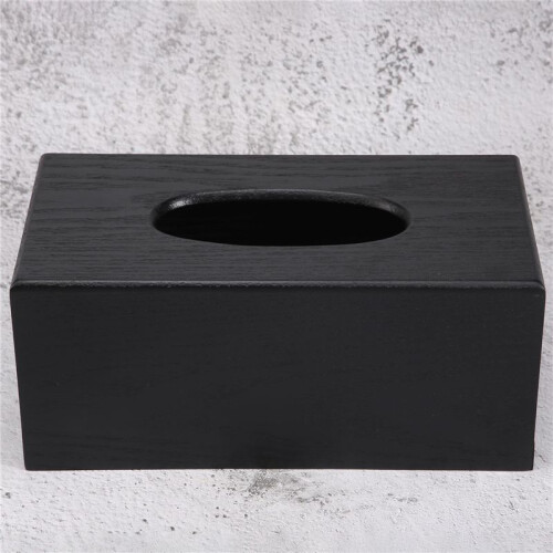 Tissue Box Wood Rectangular Tissue Box Natural Elegance Wood Tissue Box for Living Room Bedroom Kitchen 2