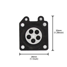 Carburetor Parts Chainsaw Carburetor Membrane Pads Repair Parts Metering Diaphragm Gaskets for Zama Chainsaw Carburetor 2500/3800/4500/5200/5800