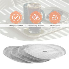 French Press Replacement Filters Mesh Screen Coffee Press Filters-Includes Metal Center Ring Reusable Stainless Steel Mesh Replacements for 1000 Ml