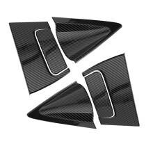 Car Carbon Fiber Side Rear Door Handle Cover Bowl Cover For Hr-V Hrv 2016-2018
