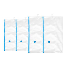 Hanging Vacuum Seal Bags, 4-Pack, 2 Sizes