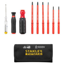 Stanley Fatmax VDE Multipurpose Screwdriver Set (Pack of 10)