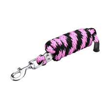 (One Size, Black/Pink) Firefoot Polypropylene Horse Lead Rope