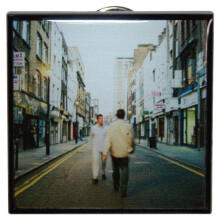 Oasis What's The Story Album Artwork Badge