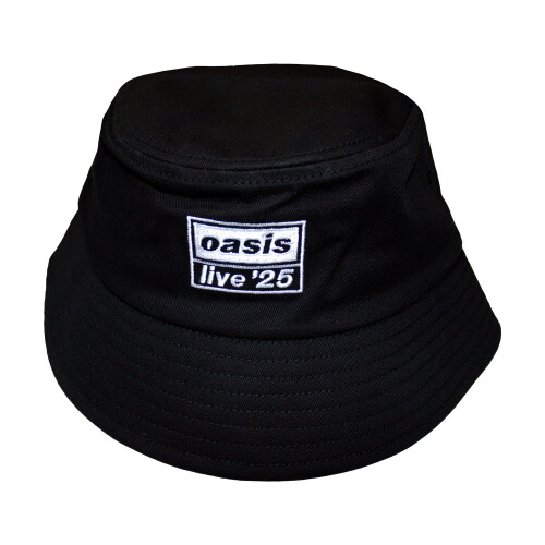 Oasis (One Size, Black) Oasis Live '25 Logo Bucket Hat