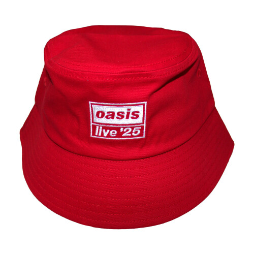 Oasis (One Size, Red) Oasis Live '25 Logo Bucket Hat