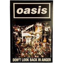 Oasis Don't Look Back In Anger Single Fridge Magnet