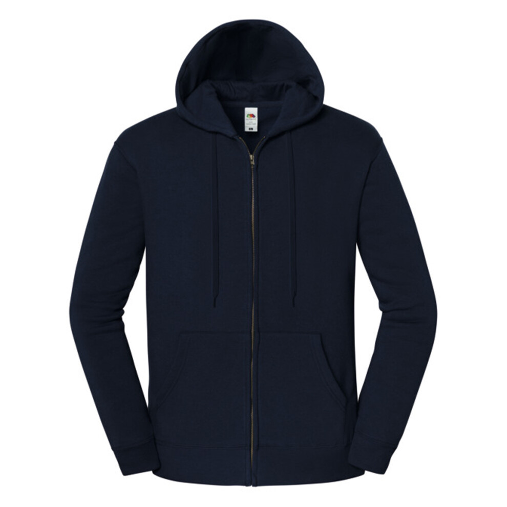 Fruit Of The Loom (3Xl, Deep Navy) Mens Iconic Premium Hooded Sweat Jacket Blue,Multicoloured