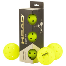 Head Tour 40 Pickleball Balls (Pack of 3)