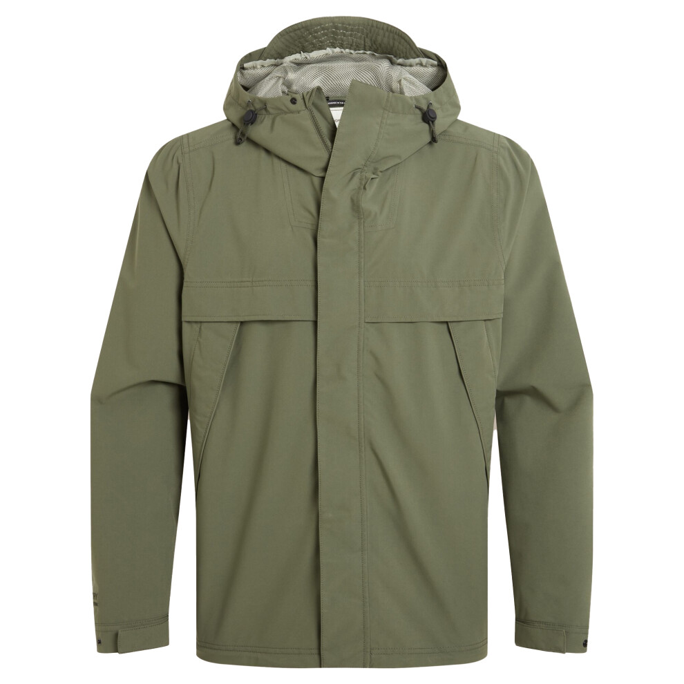 Craghoppers (L, Dark Sage) Mens National Trust Keskadale Waterproof Jacket Multicoloured