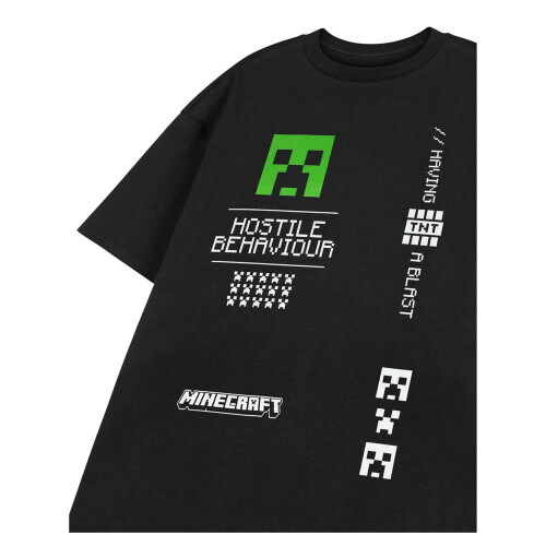 Minecraft Minecraft Mens Hostile Behaviour T-Shirt 2