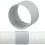 Acoplador de Mangueira de Exaustão de Ar Condicionado Portátil, Extensor de Conector de Mangueira de Exaustão CA de 5,9 Polegadas, Extensão de 1