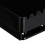 Schwarzer Wandschmuckhalter mit Ablage 8