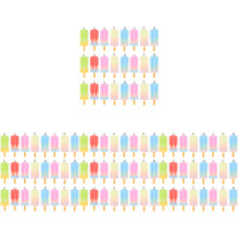 100Pcs Skin-Friendly Resin Ice Cream Charms for DIY Earrings Bracelets
