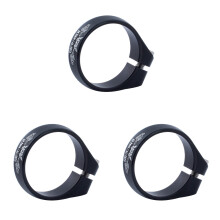 3Pcs Black Seat Collar Bike Seat Tube Lock for Commuter and Use