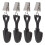 4Pcs Dark Brown Cast Iron Tablecloth Weights for Outdoor Windproof Use 1