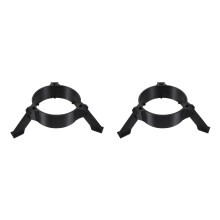 2Pcs Black Pet Arrow Tube Holder Stand Portable Foldable Storage Rack