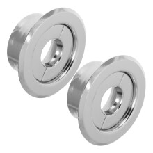 2Pcs Silver Fire Sprinkler Retrofit Escutcheon Plate for Home Safety