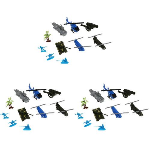 3Pièces Véhicules Police Jouets Pull-Back Pour Enfants Multicolores 1