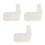3Pièces Kit Support Four Blancs Piliers En Pierre Pour Atelier 2