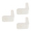 3Pièces Kit Support Four Blancs Piliers En Pierre Pour Atelier 5