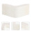 3Pièces Kit Support Four Blancs Piliers En Pierre Pour Atelier 8