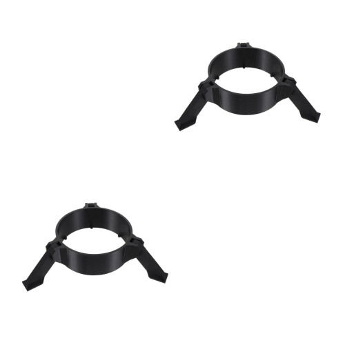 2Pièces Rack De Rangement Flèches Noir, Pliable Durable En Pet 2