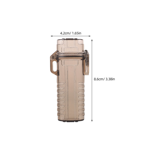4Pcs Heavy Duty Waterproof Lighter Case Plastic Cover for Travel Use 1