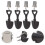 4Pcs Dark Brown Cast Iron Tablecloth Weights for Outdoor Windproof Use 6