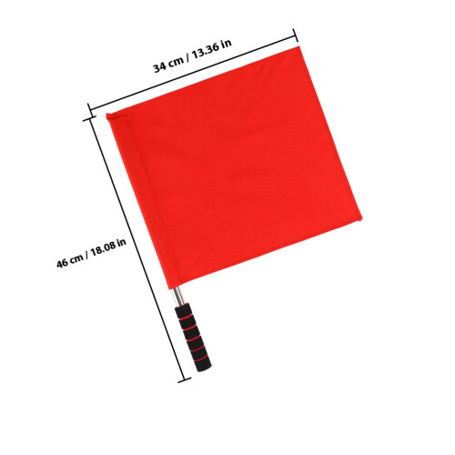 4Pz Bandiere Rosse in Tessuto E Per Arbitri 1