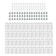 48PCS Replacement Blades for Luba & Yuka All Series Replacement Robotic Lawnmower Blades Silver