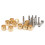 Ensemble d'inserts d'olive en cuivre pour durite BH90 - 11,0 g 8