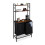 Laundry Basket Rack with Pull-Out Bins and Shelves 1