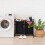 Pull-Out Laundry Basket Rack with Shelf and Wheels 2