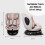 My Babiie MBCS200 Spin R129 Car Seat with Top Tether - Pink Leopard 11