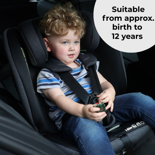 My Babiie MBCS200 Spin R129 Car Seat with Top Tether - Black 2