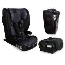 MBCS80 Foldable Toddler to Booster R129 Car Seat with ISOFIX - Black Leopard