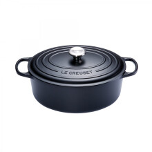 Le Creuset BRÄTER OVAL SIGNATURE 31 CM SCHWARZ