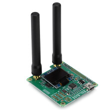2019 V1.3 MMDVM HS Dual Hat OLED 6.5x5.5cm Green