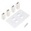 4-Port ABS HDMI Wall Panel with Screws 1